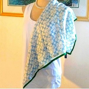 💚NEW COACH SILK SCARF 💙